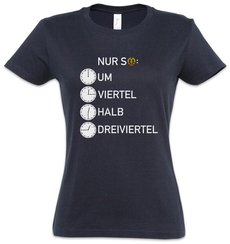 Uhrzeit ost damen shirt ddr - t-shirt,