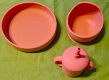 Mommy's Ark Siliko Baby Geschirrset Kindergeschirr, Baby Kinderteller Set