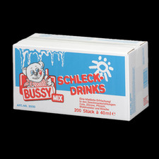 Bussy Mix Schleckdrinks Wassereis, 200 x 40ml Box