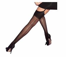 Seidige scharlachrote Nahtstrümpfe Retro Naht Lycra Strumpf