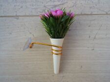 Trabant P70 Wartburg Sachsenring Käfer Blumenvase Autovase Vase beige Blumen NEU