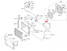 Original KIA 254112K000 Kühlerschlauch Soul I 1.6 CRDi CVVT GDI LPG Neu