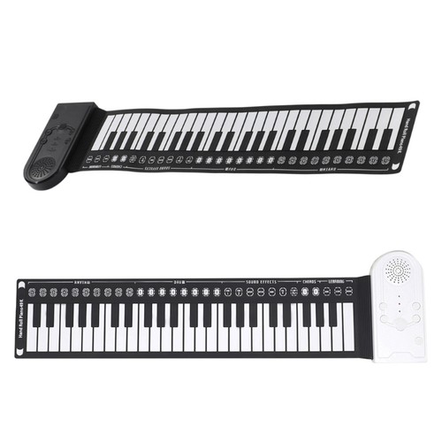 Portable key roll piano - portable, up