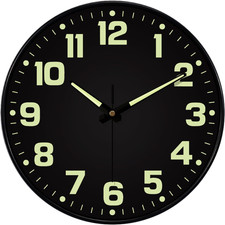 Glow in the Dark Wall Clock