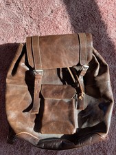 Rucksack Leder - gebraucht -