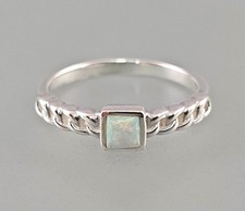 9923645-d 925er Silber Opal-Ring  vintage Gr.54