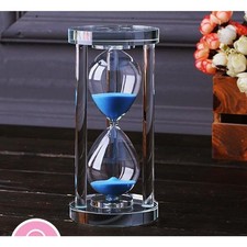 Sanduhr Glas Timer Kristall Sanduhr Dekoration 15 30 60 Min Blau