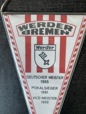 Alter Wimpel SV Werder Bremen - Deutscher Meister 1965
