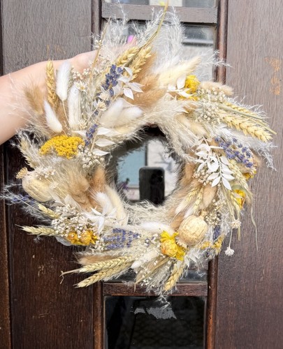 Trockenblumenkranz lavendel - trockenblumenkranz,
