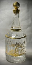 Barock karaffe glasflasche - barock,