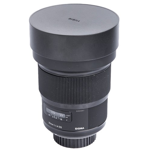 Sigma 20mm hsm art f - 20mm/1,4,
