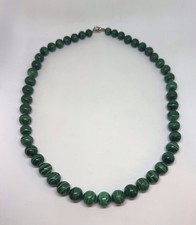 Malachit Perlen Kette, 55 cm