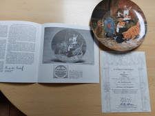 Sammelteller Katzen "Abenteuer auf Samtpfoten" Echtheitszertifikat Seltmann Weid