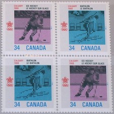 CANADA KANADA 1986 1011-12 4er