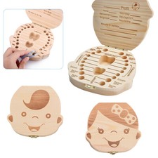 Holz Milchzahn Dose - Junge