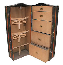 Antiker Alter Reisekoffer Überseekoffer Schrankkoffer Koffer Deko Loft Vintage