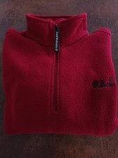 Jack Wolfskin Outdoor Pullover Gr. M Rot, care and content
