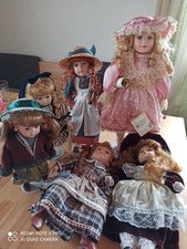 Paket 6 x Sammlerpuppen Künstlerpuppen Porzellanpuppen Nostalgie  32-50 cm