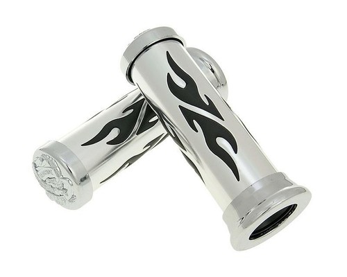 Custom flame lenkergriffe - custom,