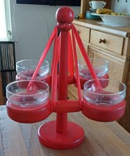 Adventskranz aus Holz mit