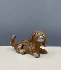 Niedlicher Kleiner Zinn Hund