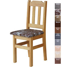 Stuhl Polsterstuhl ALDER MASSIV HOLZ-NEU restaurantstuhl MASSIVHOLZ