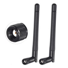 2 Stück Dual-Band WiFi 2,4Ghz 5GHz RP-SMA Antenne für Zmodo Reolink IP-Kamera