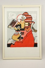 N92U17- Simon Dittrich (1940-2024) Farblithografie signiert datiert (19)71 E.A.