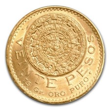 Mexiko 20 Pesos Gold 1959