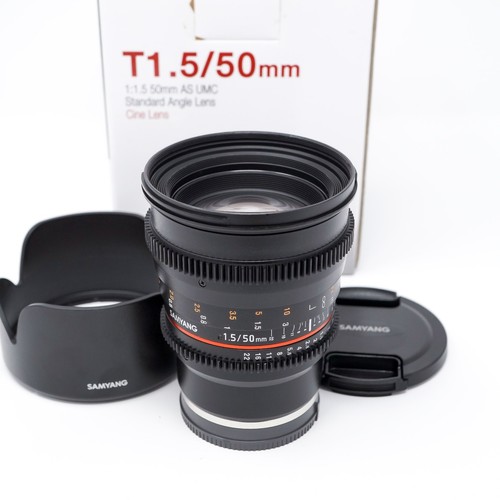 Samyang 50mm umc cine - 50mm, t1.5