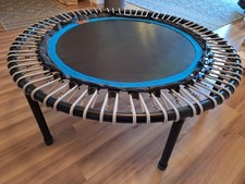 bellicon Trampolin 112cm Durchmesser, Schwarz/Blau/Silber Optik [Nur Abholung]