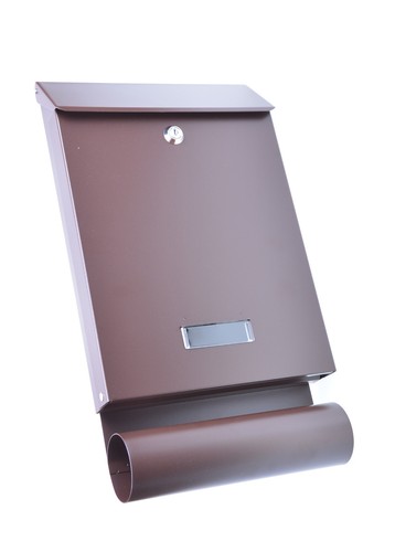 Briefkasten mit zeitungsfach - briefkasten,