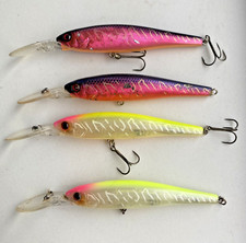 4x Illex Jackall Dowzvido 90SP Angelköder Wobbler Set