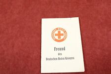 DDR Mitgliedsbuch DRK Freund des Deutsches Rotes Kreuz Strausberg 1957