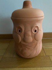 Terrakotta Kartoffeltopf mit Deckel Ø 19,3cm  Aufbewahrungsbox Ton