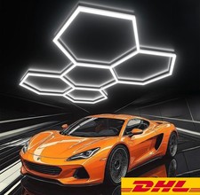 5x Hexagon Tageslicht LED