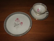 Sammelgedeck Sammeltasse Gedeck Winterling Marktleuthen Bavaria Rose Goldrand