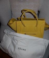 Celine Yellow Leather Medium