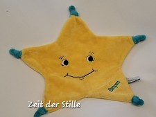 PAMPERS Schmusetuch Kuscheltuch Stern gelb blau 