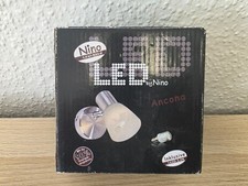 NINO Wandleuchte Lampe Strahler Bona Eisen Silber LED 2,2W inkl. schwenkbar