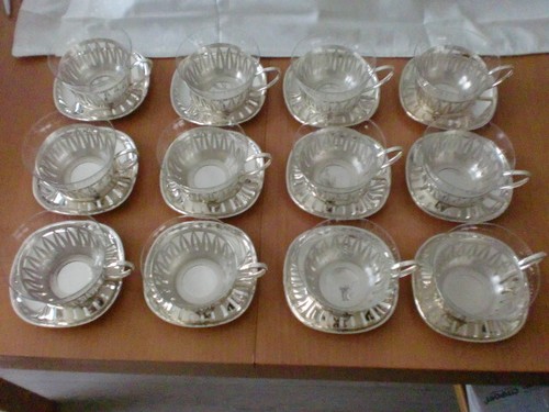 Wmf teegläser glas 1920er - wmf,