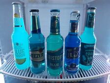 Flaschen sammlung Bacardi breezer alkopops blau eristoff blue cocktail deko