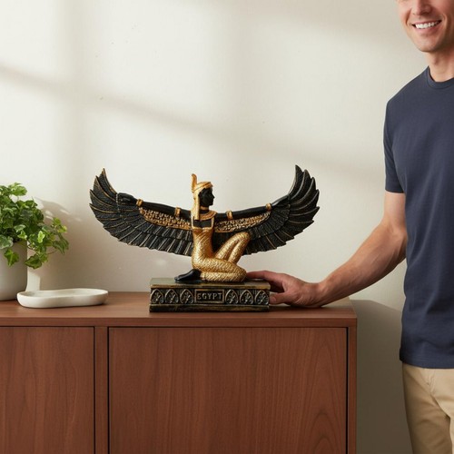 Isis gottheit statue - gottheit,