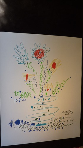 Picasso fleurs pour bonne - "fleurs,