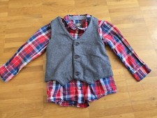 Set _ Hemd & Weste _ H&M _ Gr.86/92