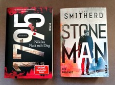 Mystery 2 Romane "1795" von Niklas Natt och Dag + "Stone Man" von Luke Smithherd