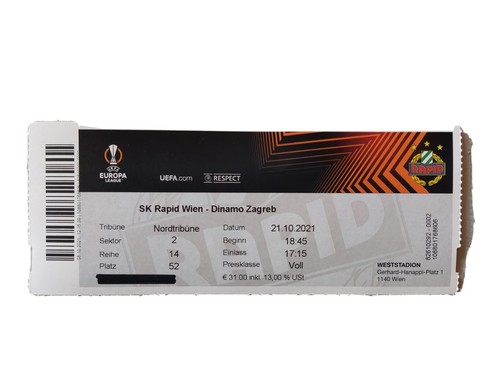 Sammlertick rapid wien - sammlertick,