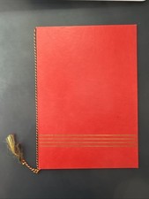 DDR Urkunden Mappe Urkundenmappe neutral rot