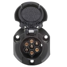 Hella Steckdose 7pol. 7 polig 12V 16A Anhängerkupplung Pkw Anhänger Wohnwagen