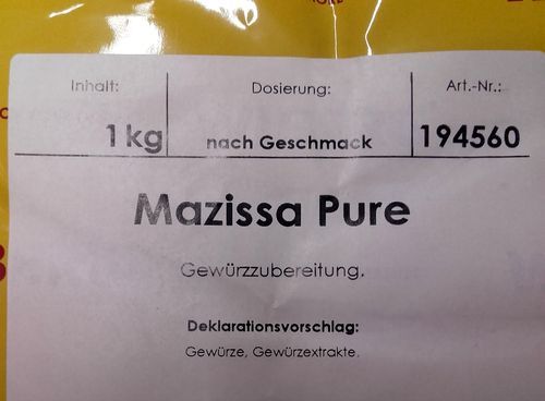 Wiberg mazissa pure kg - pure, 1